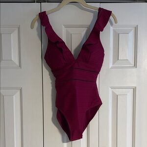 Sea Level Magenta One-Piece Swimsuit